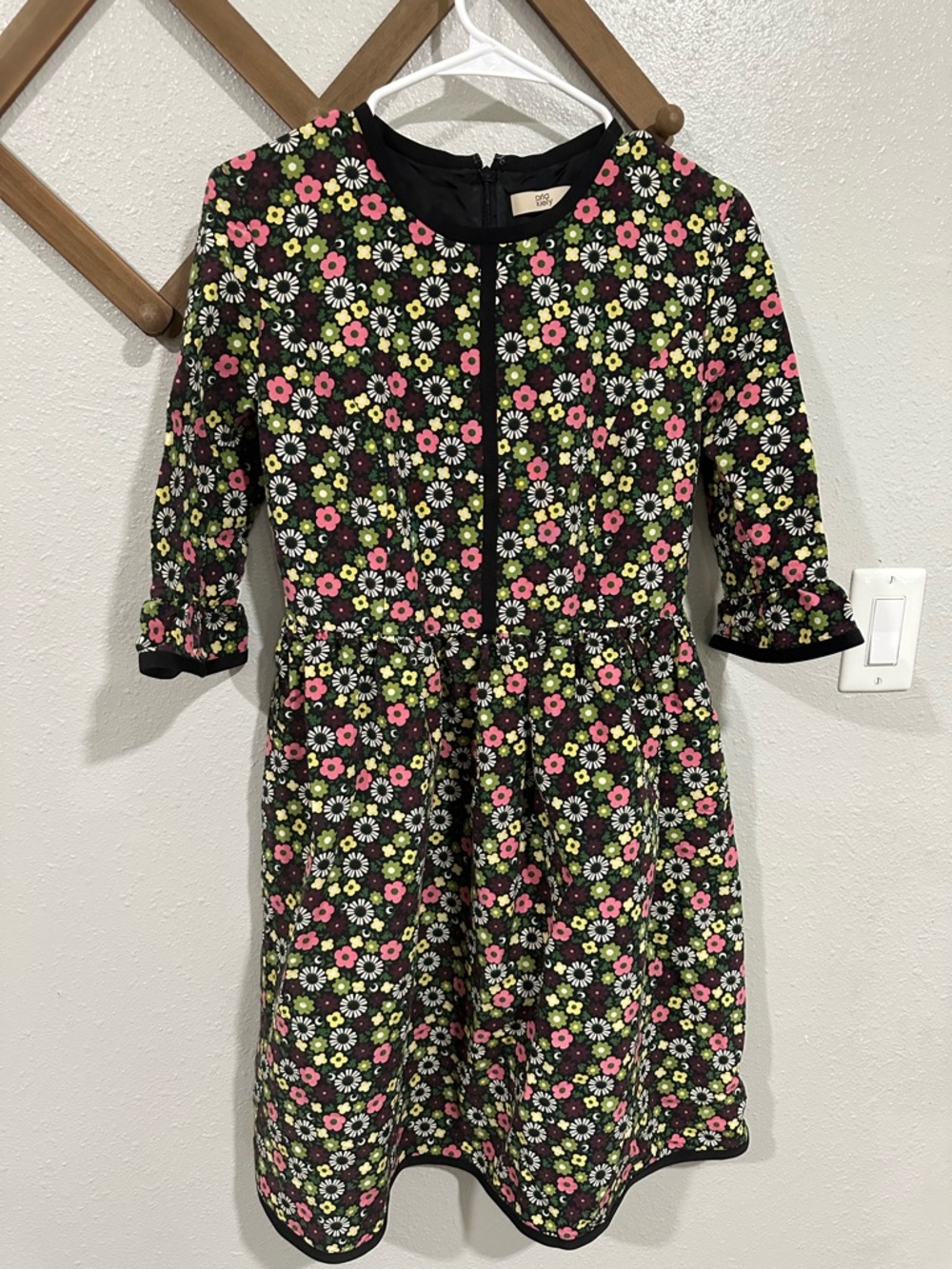 Orla Kiely Multicolor Midi Dress Flowered Size 4 Woman’s